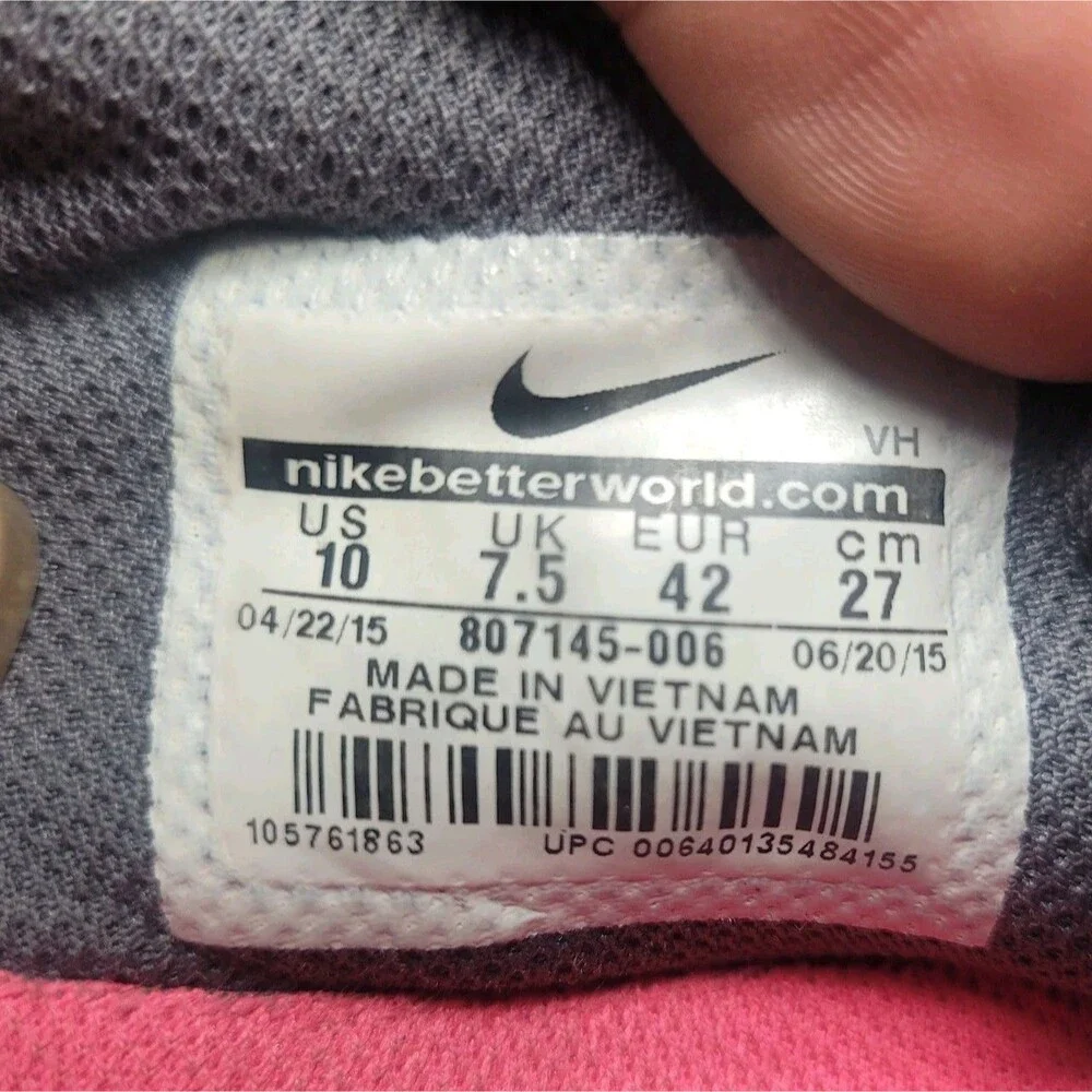 Nike FS Lite Run 3 Women's Size 10 Low Pink W Athletic Running Shoes